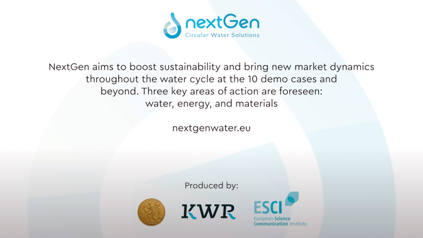 NEXTGEN Water solutions - Final video